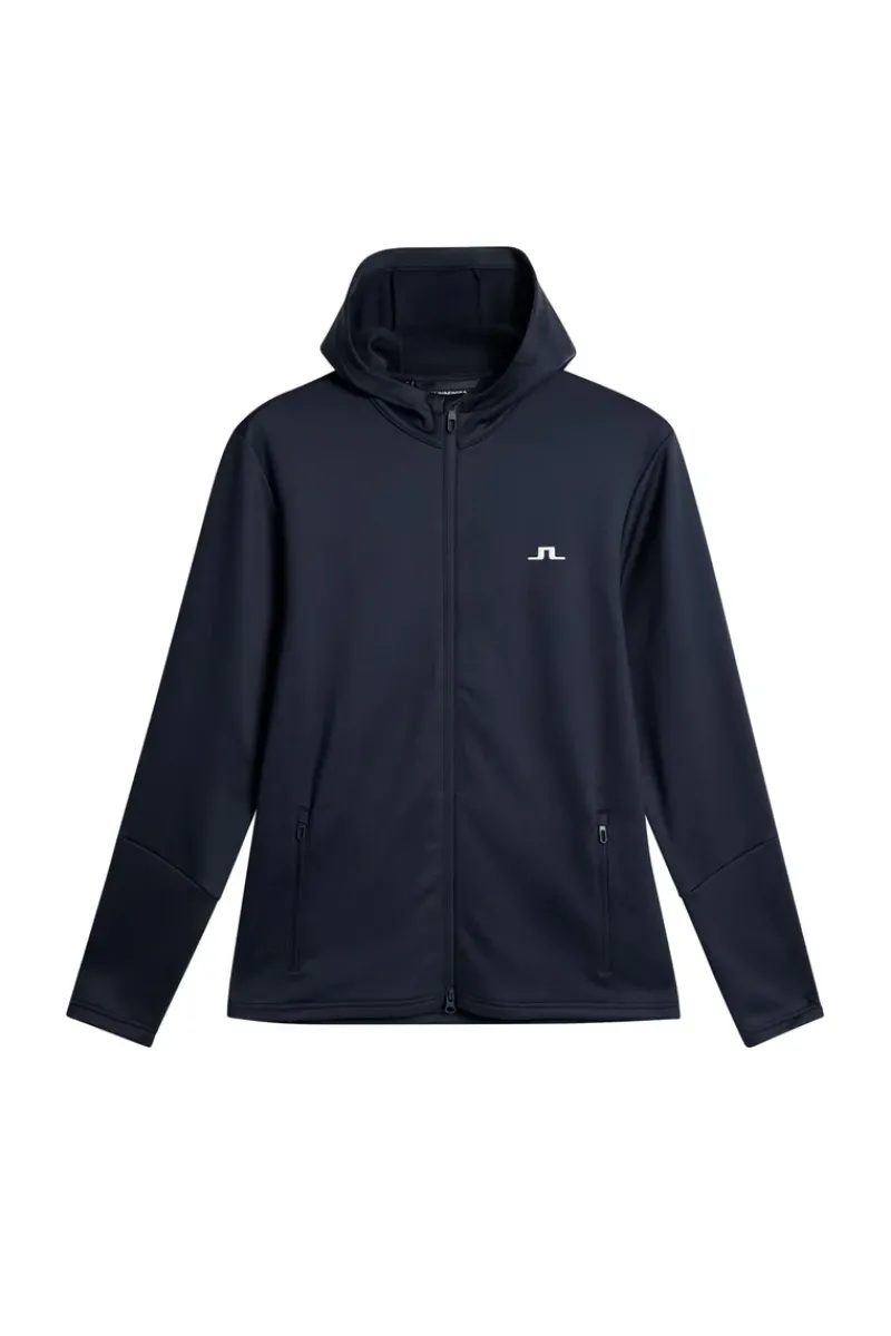 J.Lindeberg Aerial Full Zip Hood* Golf|Base & Mid Layers