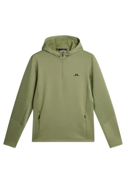 J.Lindeberg Aerial Quarter Zip Hood* Golf|Base & Mid Layers