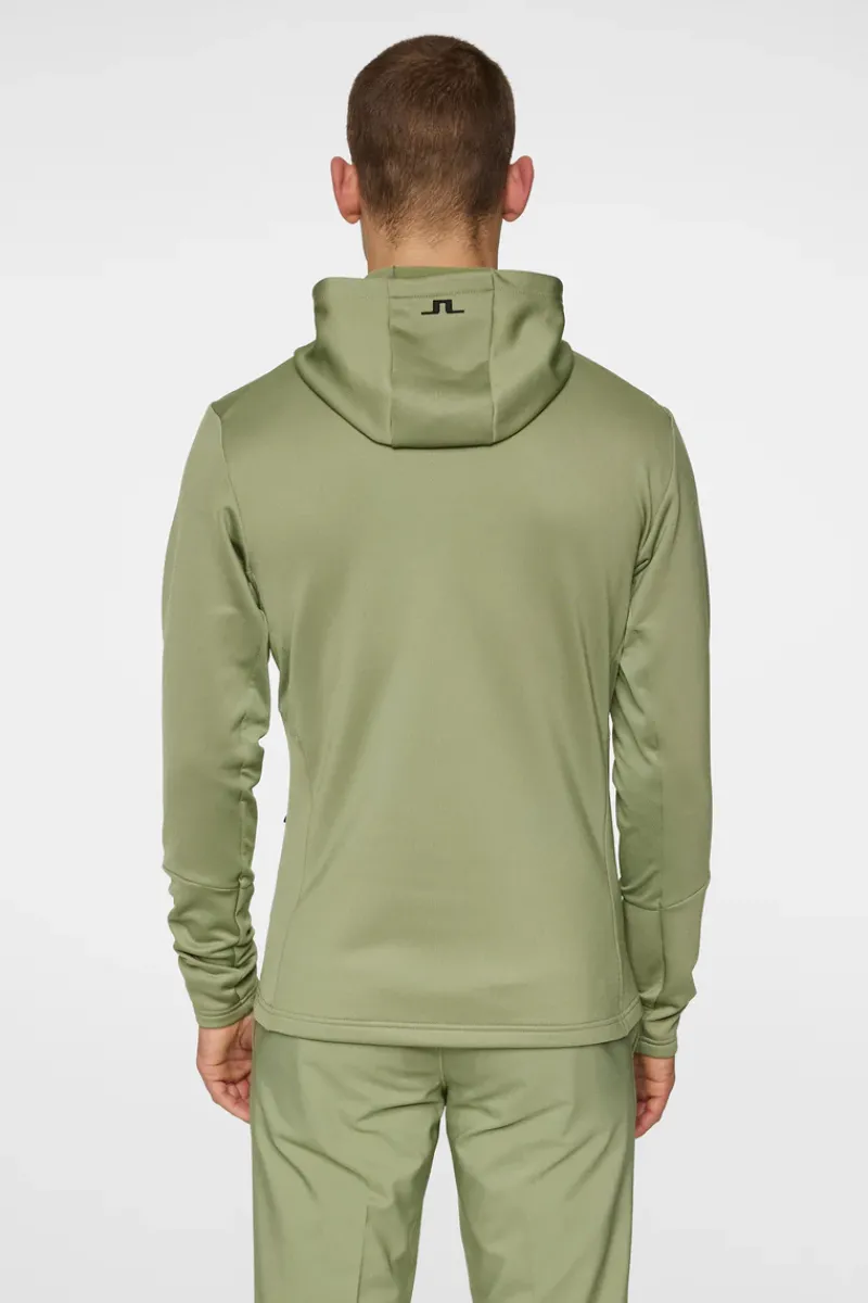 J.Lindeberg Aerial Quarter Zip Hood* Golf|Base & Mid Layers