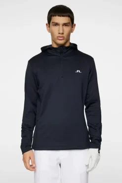 J.Lindeberg Aerial Quarter Zip Hood* Golf|Base & Mid Layers