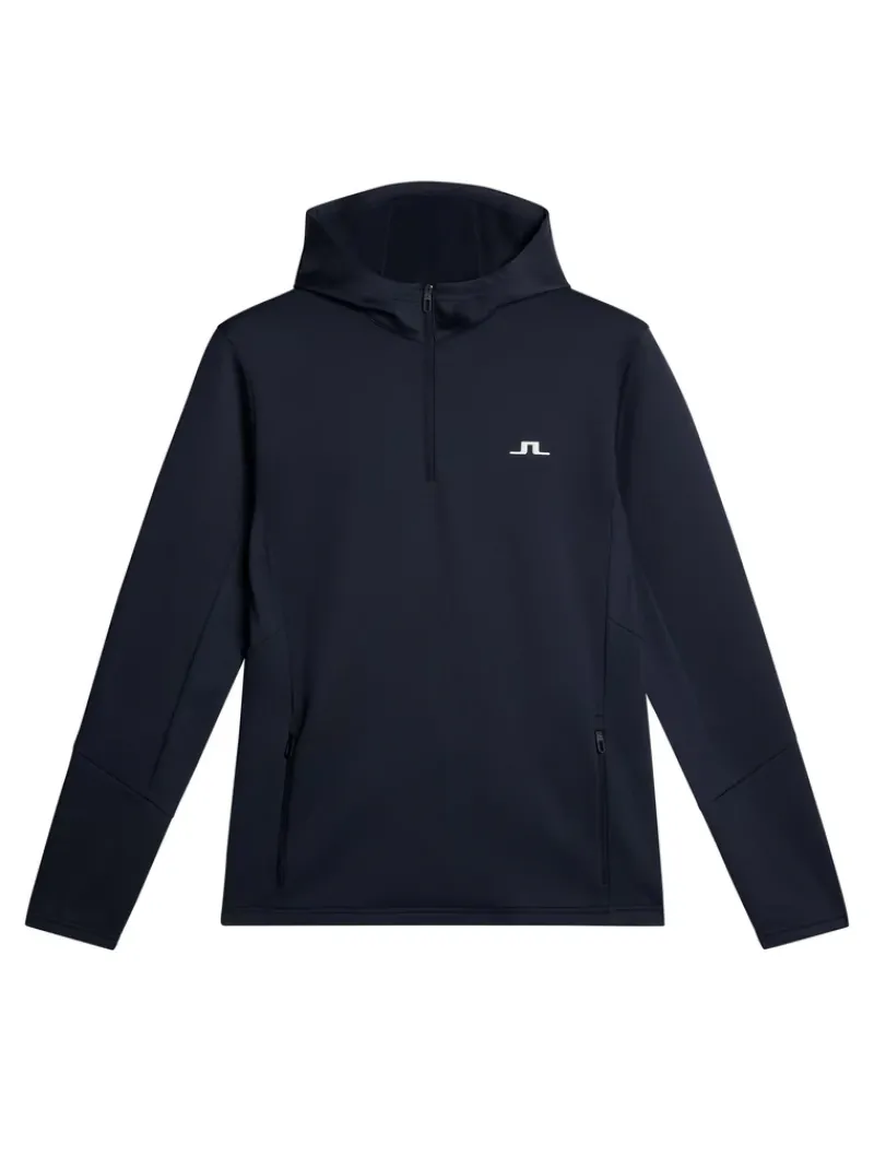 J.Lindeberg Aerial Quarter Zip Hood* Golf|Base & Mid Layers