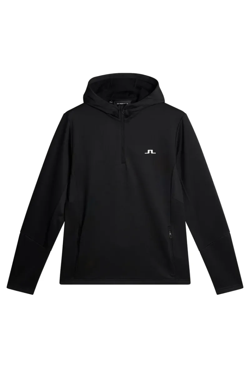 J.Lindeberg Aerial Quarter Zip Hood* Golf|Base & Mid Layers