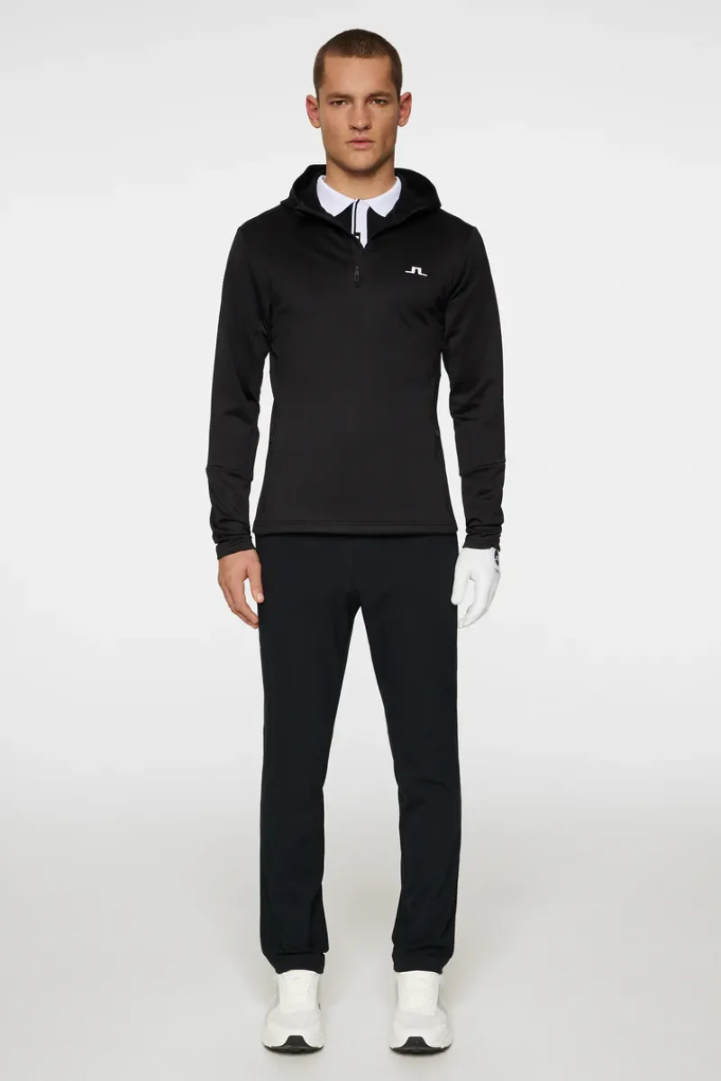 J.Lindeberg Aerial Quarter Zip Hood* Golf|Base & Mid Layers