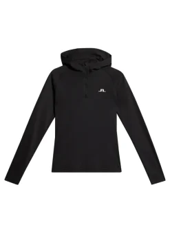 J.Lindeberg Agnes Quarter Zip Hood* Golf|Base & Mid Layers