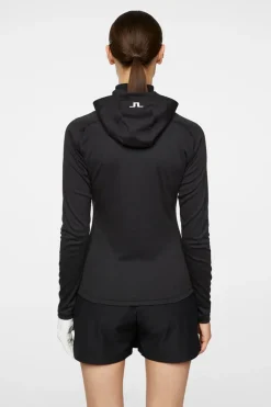 J.Lindeberg Agnes Quarter Zip Hood* Golf|Base & Mid Layers