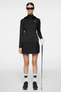 J.Lindeberg Agnes Quarter Zip Hood* Golf|Base & Mid Layers