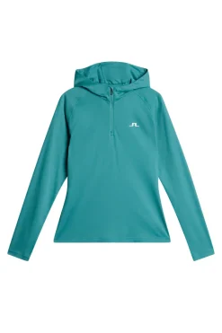 J.Lindeberg Agnes Quarter Zip Hood* Golf|Base & Mid Layers