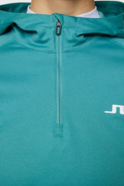 J.Lindeberg Agnes Quarter Zip Hood* Golf|Base & Mid Layers