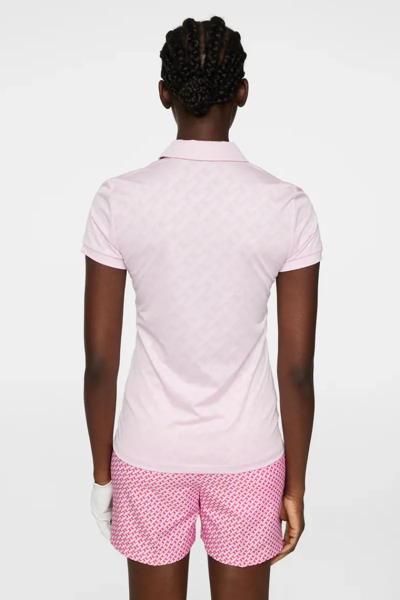 J.Lindeberg Alaya Jacquard Polo* Golf|Tops