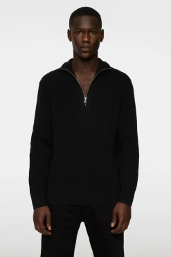 J.Lindeberg Alex Half Zip Knitted Sweater* Knitwear|Tops