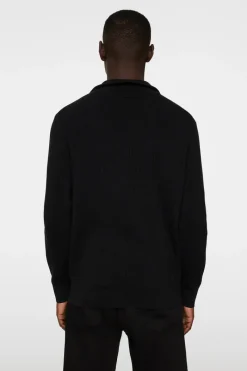 J.Lindeberg Alex Half Zip Knitted Sweater* Knitwear|Tops