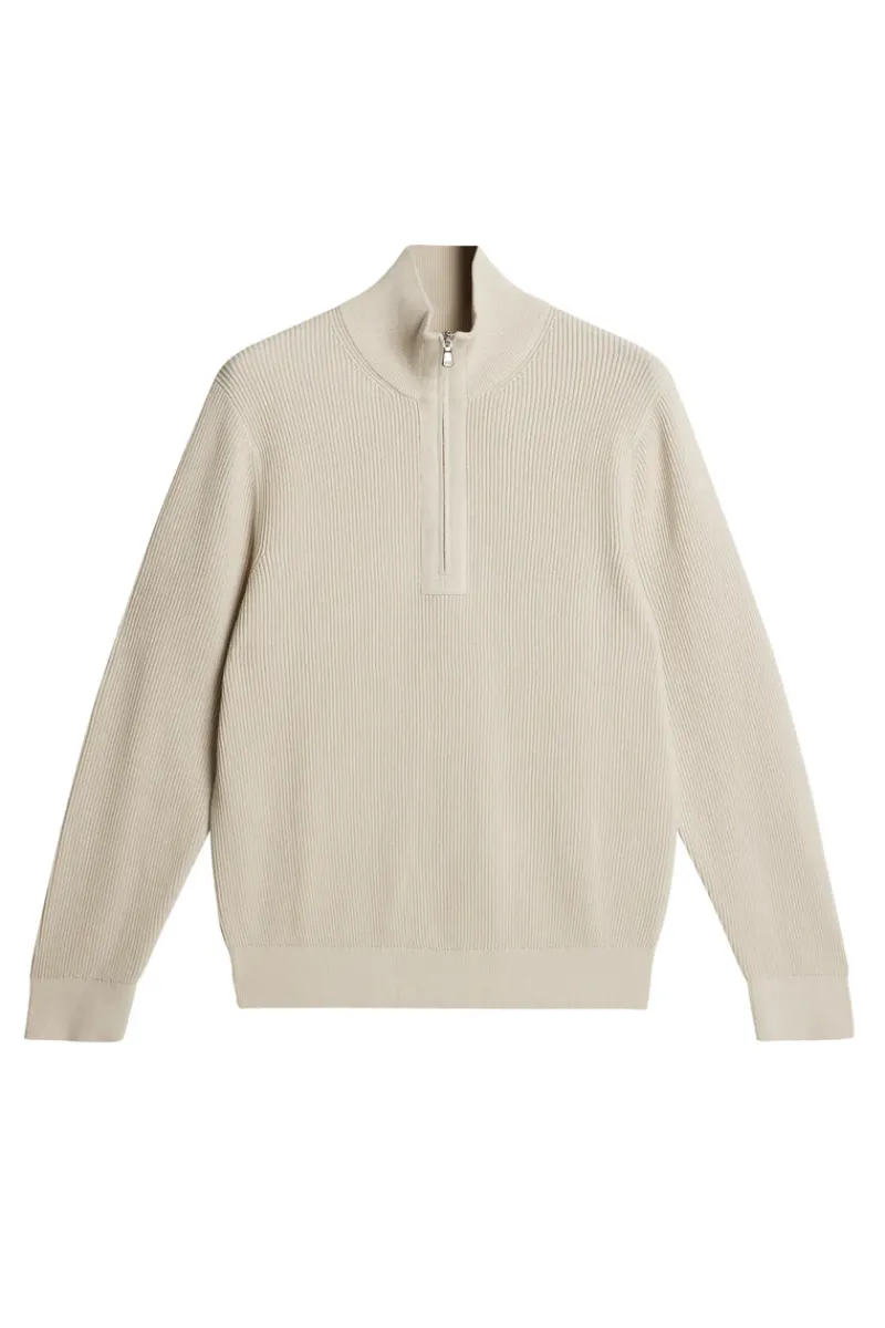 J.Lindeberg Alex Half Zip Knitted Sweater* Knitwear|Tops