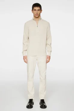 J.Lindeberg Alex Half Zip Knitted Sweater* Knitwear|Tops