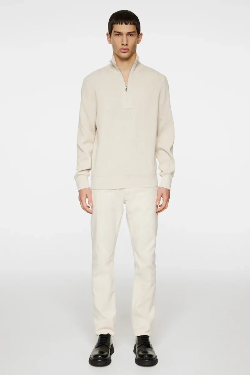 J.Lindeberg Alex Half Zip Knitted Sweater* Knitwear|Tops