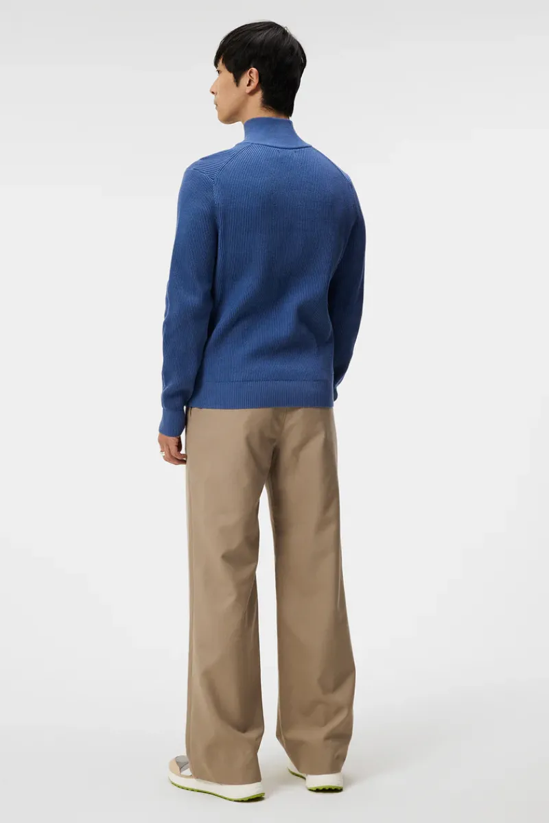 J.Lindeberg Alex Half Zip Knitted Sweater* Knitwear|Tops