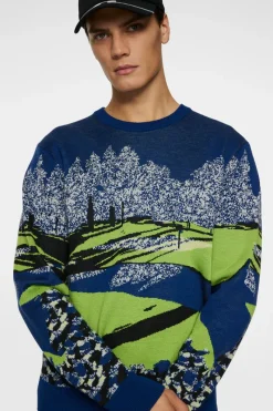 J.Lindeberg Alexander Jacquard Sweater* Golf|Knitwear