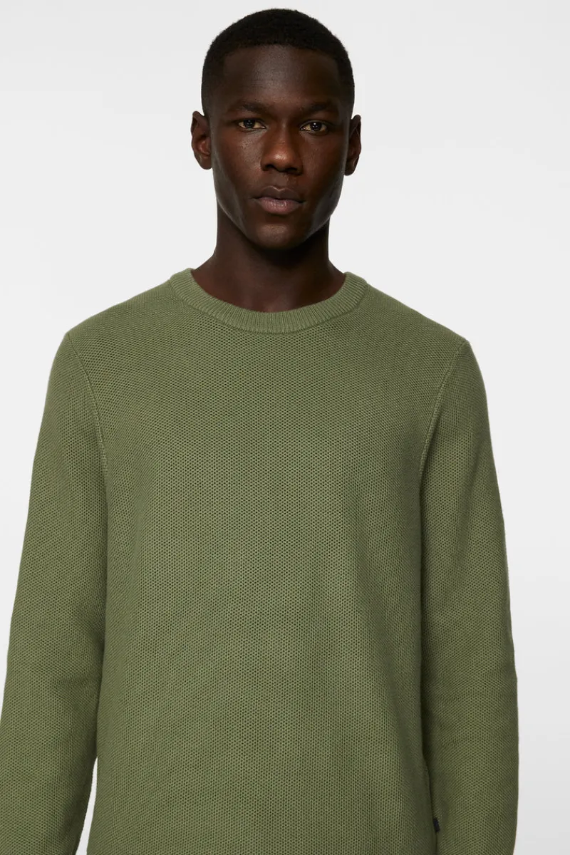 J.Lindeberg Arthur Knit Org Cotton* Knitwear|Tops