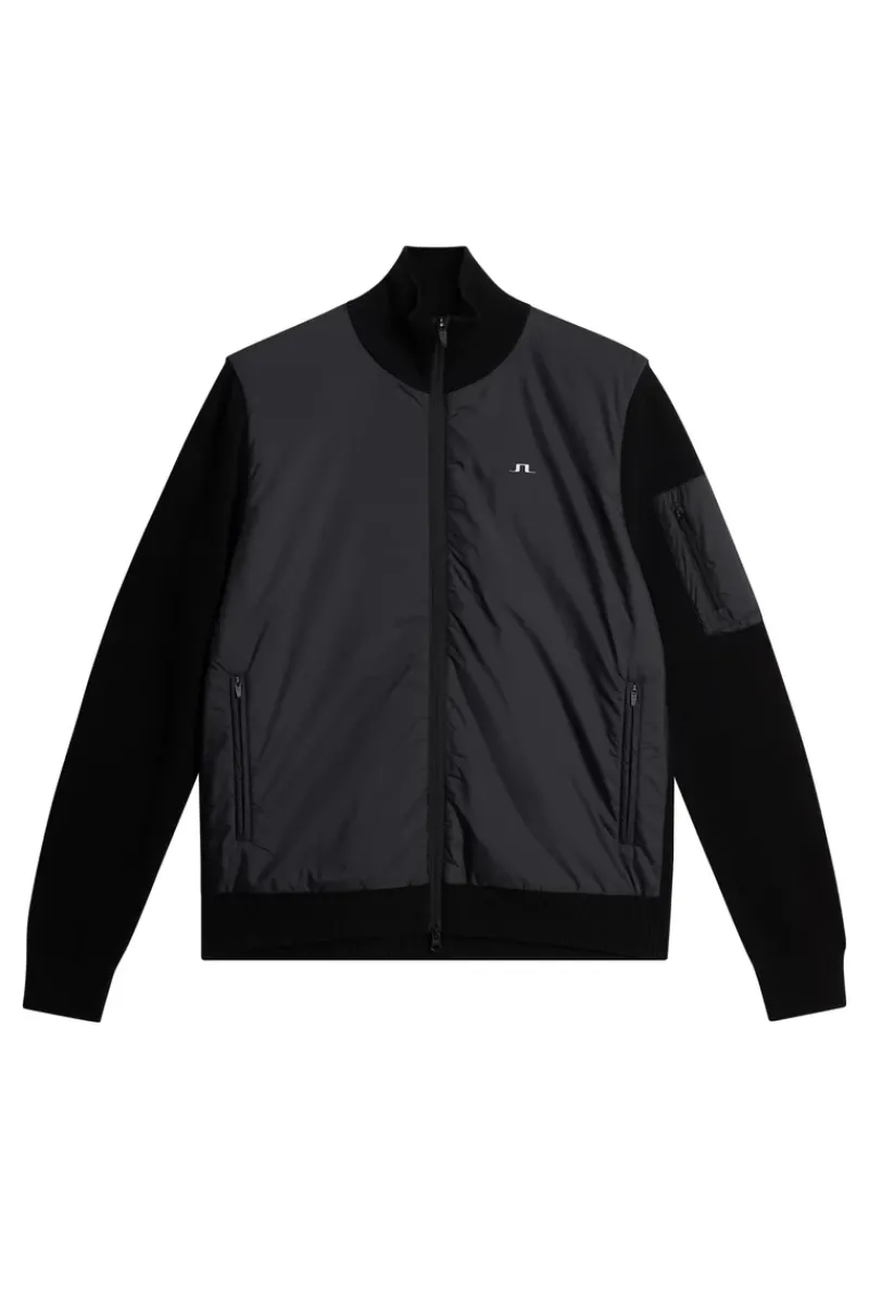 J.Lindeberg Beck Knitted Hybrid Jacket* Knitwear|Tops