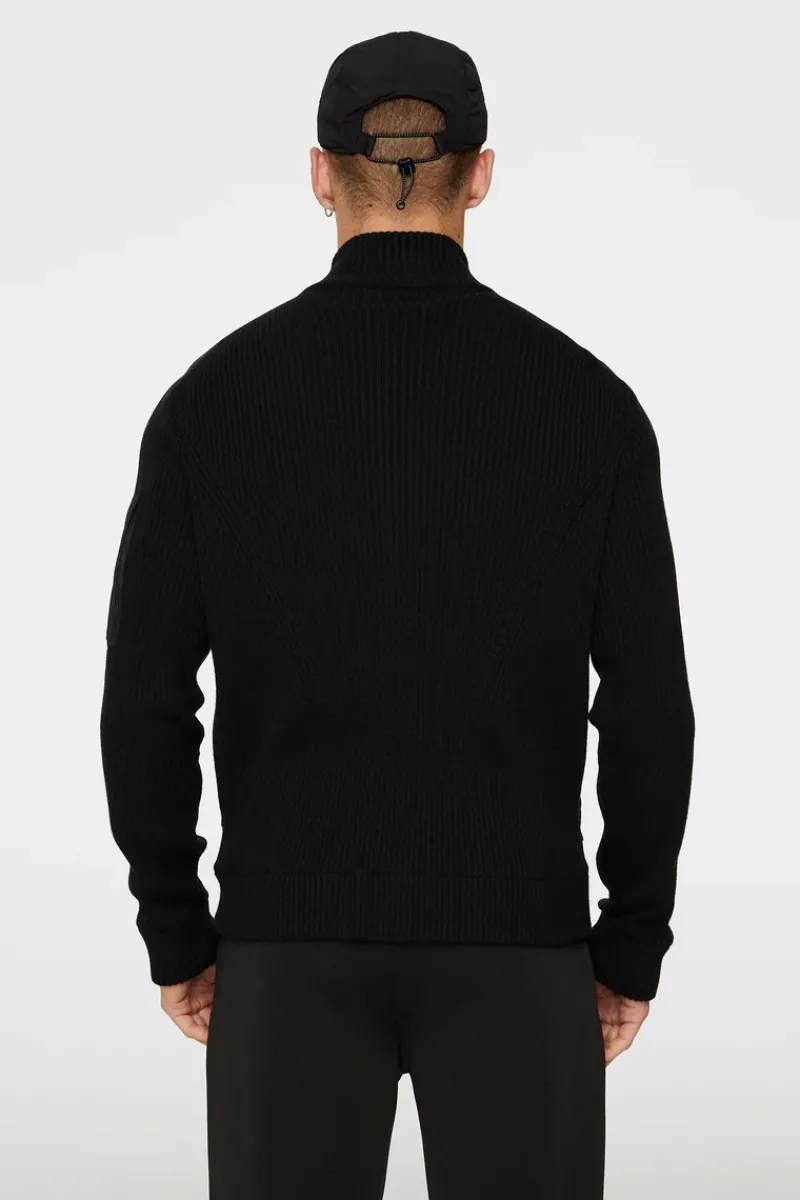 J.Lindeberg Beck Knitted Hybrid Jacket* Knitwear|Tops