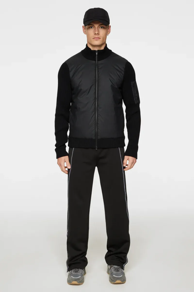 J.Lindeberg Beck Knitted Hybrid Jacket* Knitwear|Tops