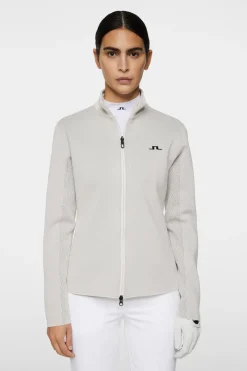 J.Lindeberg Bell Tech Knit Zip Sweater* Golf|Knitwear