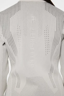 J.Lindeberg Bell Tech Knit Zip Sweater* Golf|Knitwear