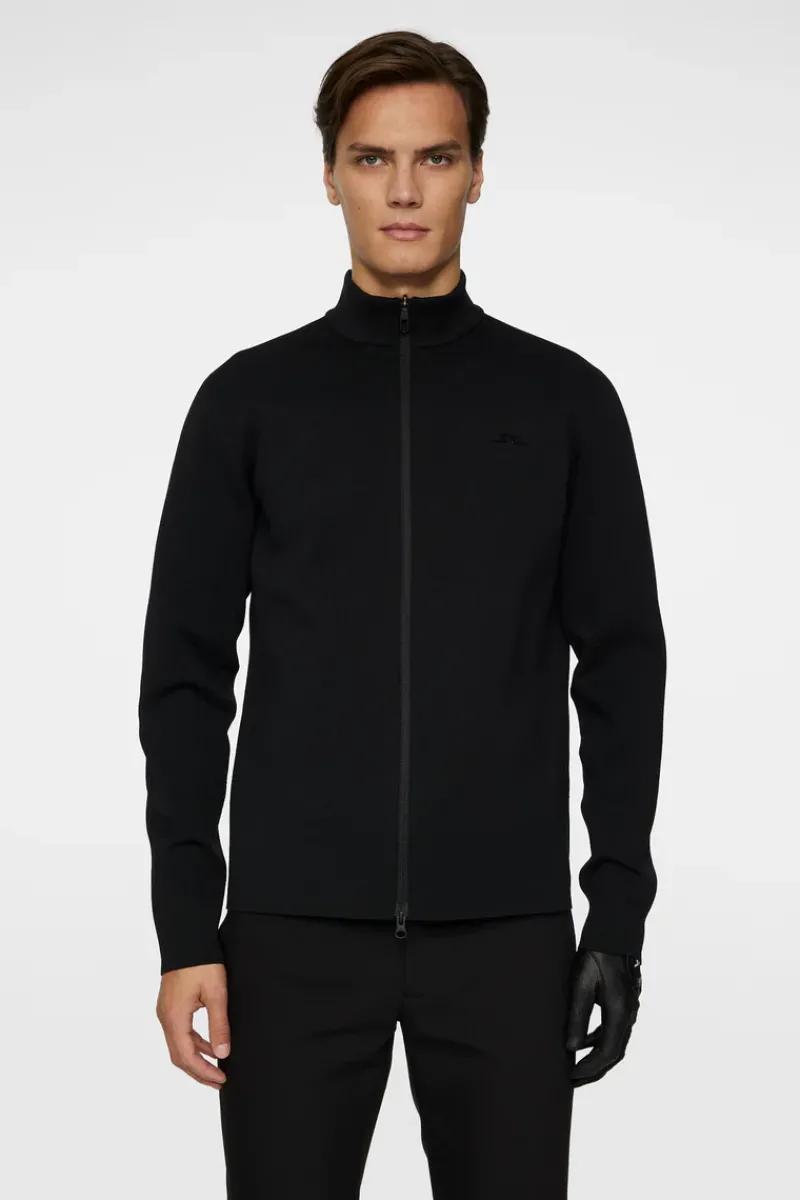 J.Lindeberg Bo Tech Knit Zip Sweater* Golf|Knitwear