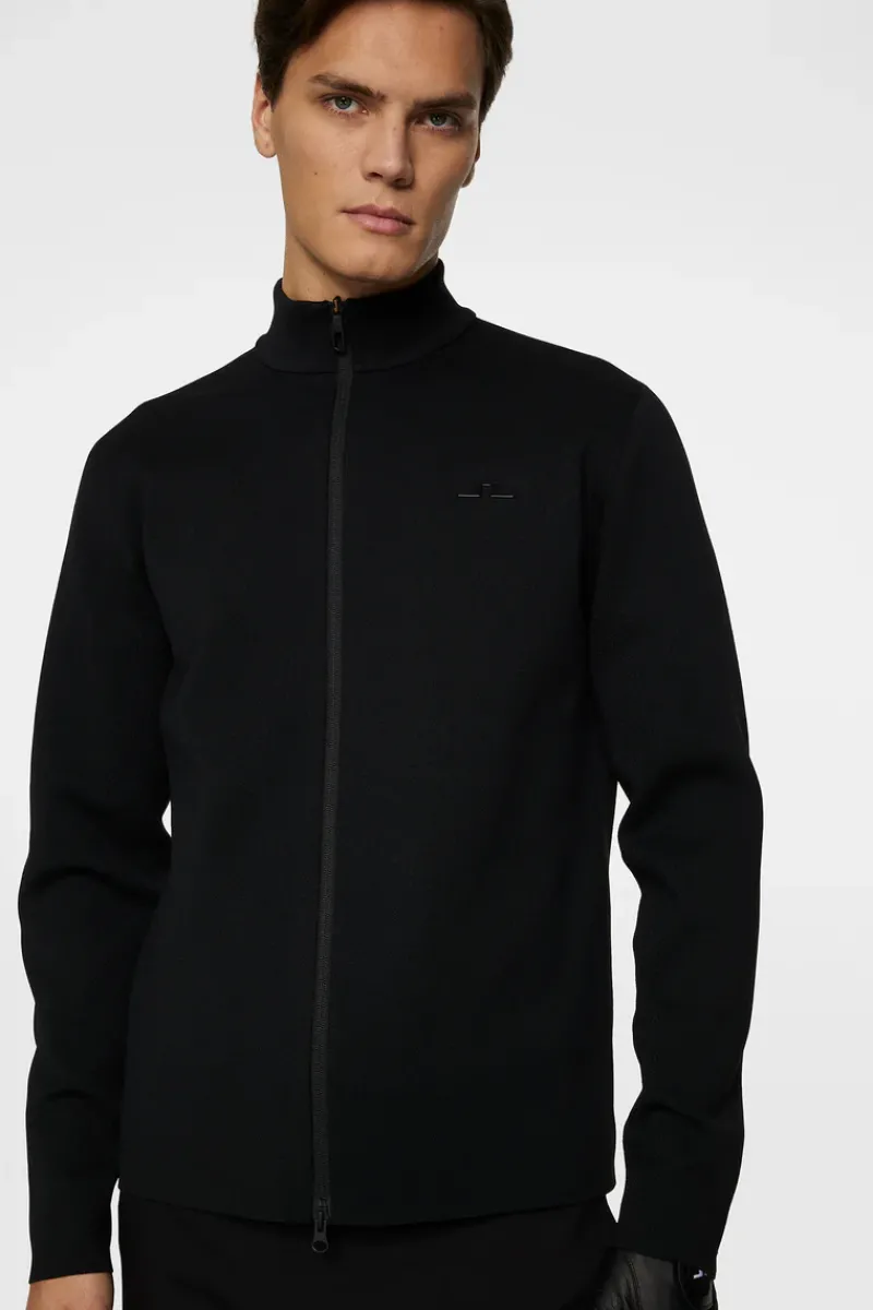 J.Lindeberg Bo Tech Knit Zip Sweater* Golf|Knitwear
