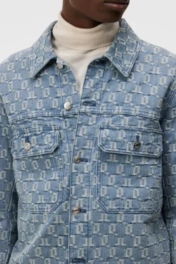 J.Lindeberg Cam Jacquard Denim Jacket* Accessories|Undertøy