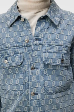 J.Lindeberg Cam Jacquard Denim Jacket* Accessories|Undertøy