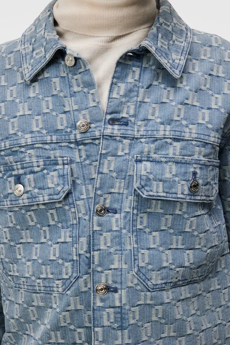 J.Lindeberg Cam Jacquard Denim Jacket* Accessories|Undertøy