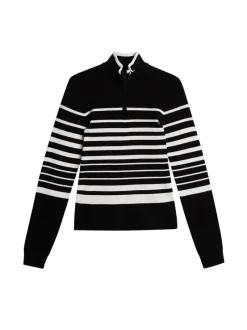 J.Lindeberg Cheryl Knitted Zip Sweater* Golf|Tops