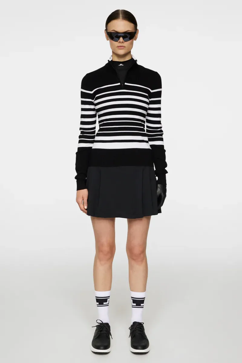 J.Lindeberg Cheryl Knitted Zip Sweater* Golf|Tops