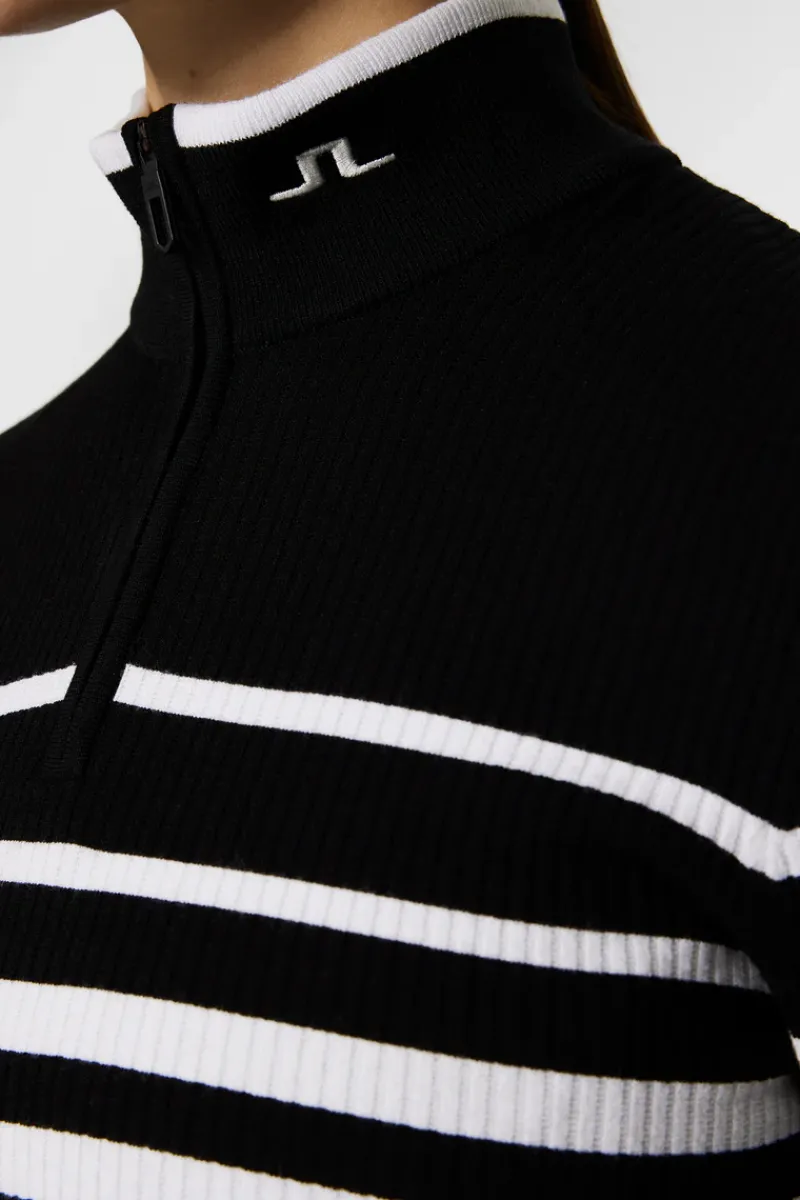 J.Lindeberg Cheryl Knitted Zip Sweater* Golf|Tops