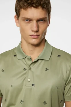 J.Lindeberg Club House Motif Polo* Golf|Polo Shirts