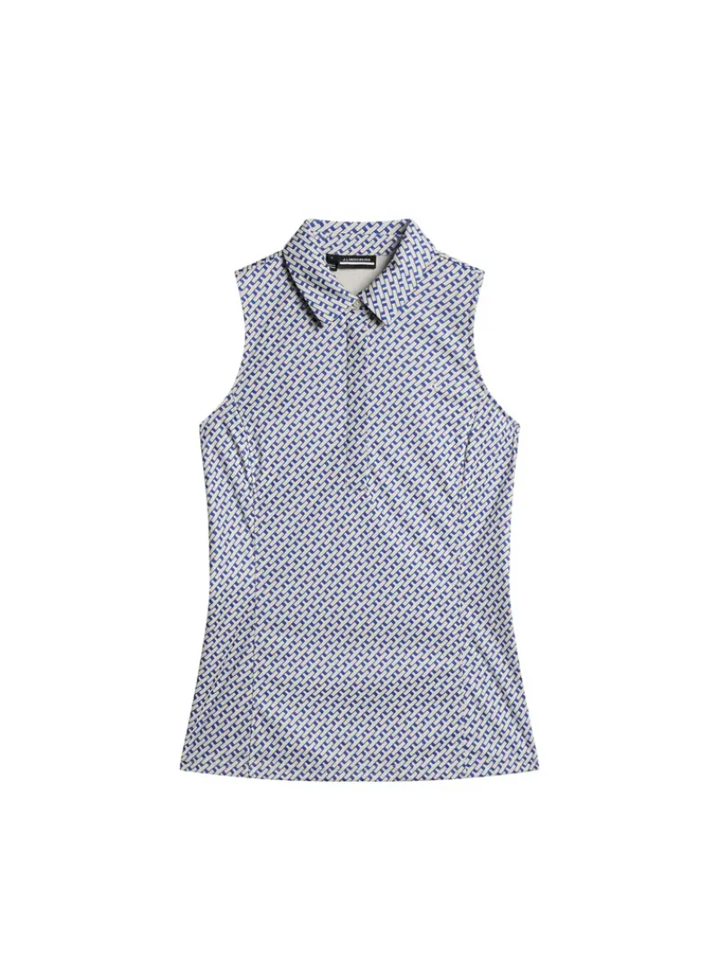 J.Lindeberg Dena Print Sleeveless Top* Golf|Tanks