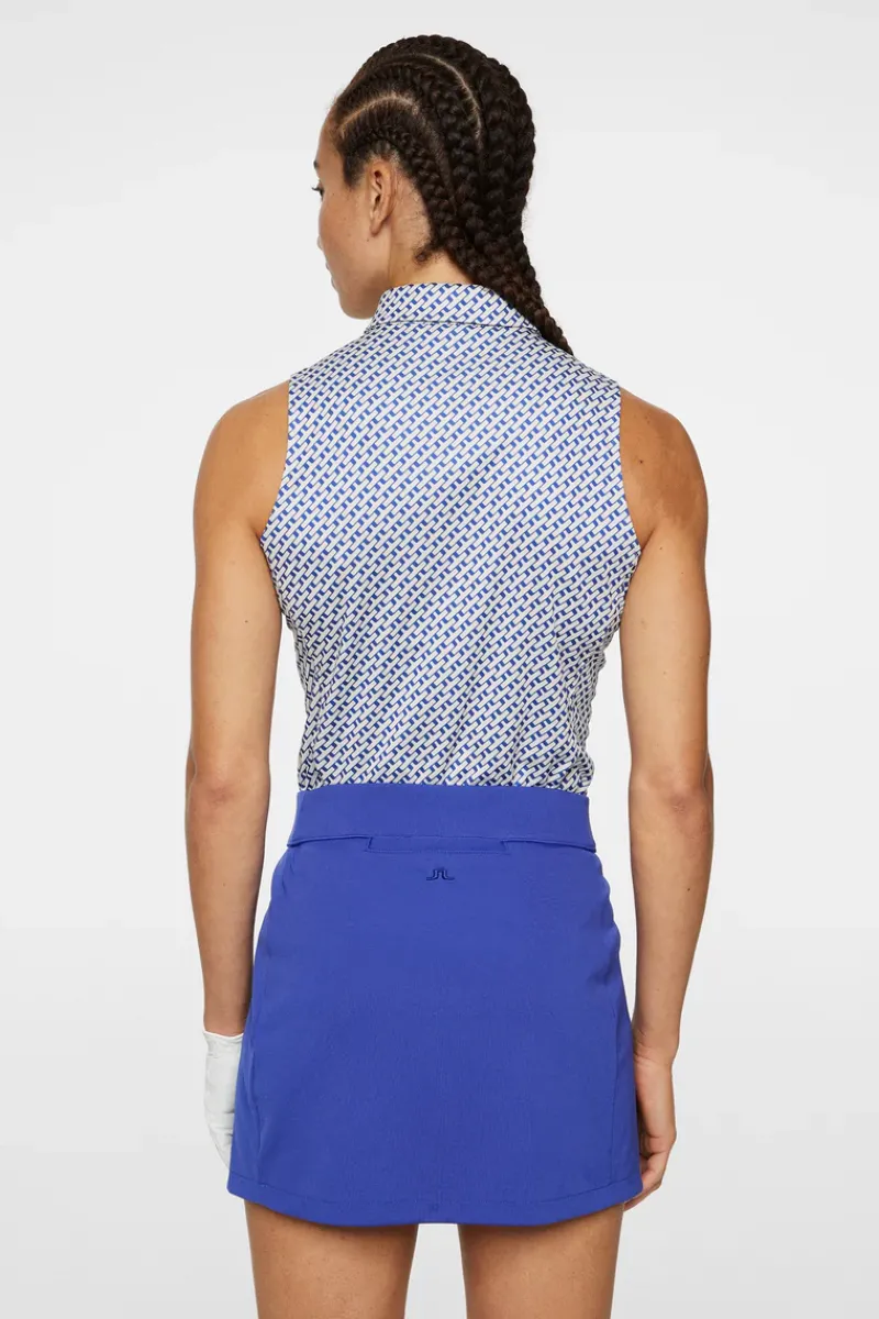 J.Lindeberg Dena Print Sleeveless Top* Golf|Tanks