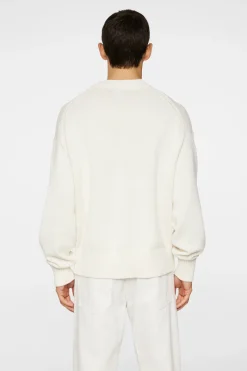 J.Lindeberg Eddy Cotton Wool Crew Neck* Tops|Knitwear
