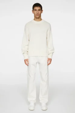 J.Lindeberg Eddy Cotton Wool Crew Neck* Tops|Knitwear
