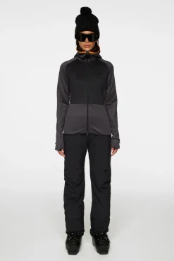 J.Lindeberg Elana Full Zip Hood* Basis- & Mellomlag|Base & Mellomlag