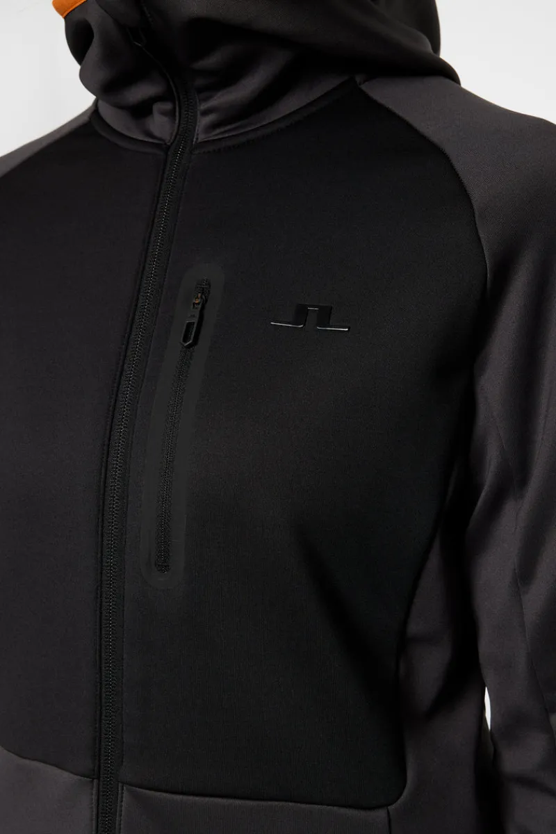 J.Lindeberg Elana Full Zip Hood* Basis- & Mellomlag|Base & Mellomlag