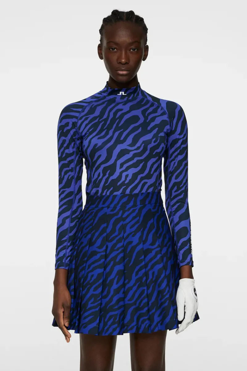 J.Lindeberg Ella Print Compression Top* Golf|Base & Mid Layers
