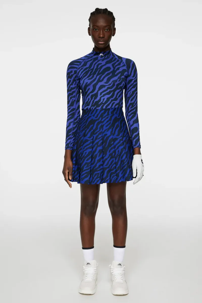 J.Lindeberg Ella Print Compression Top* Golf|Base & Mid Layers
