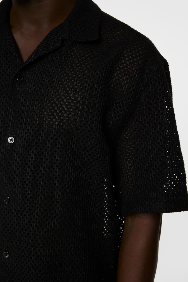 J.Lindeberg Ellis Crochet Shirt* Tops|Skjorter