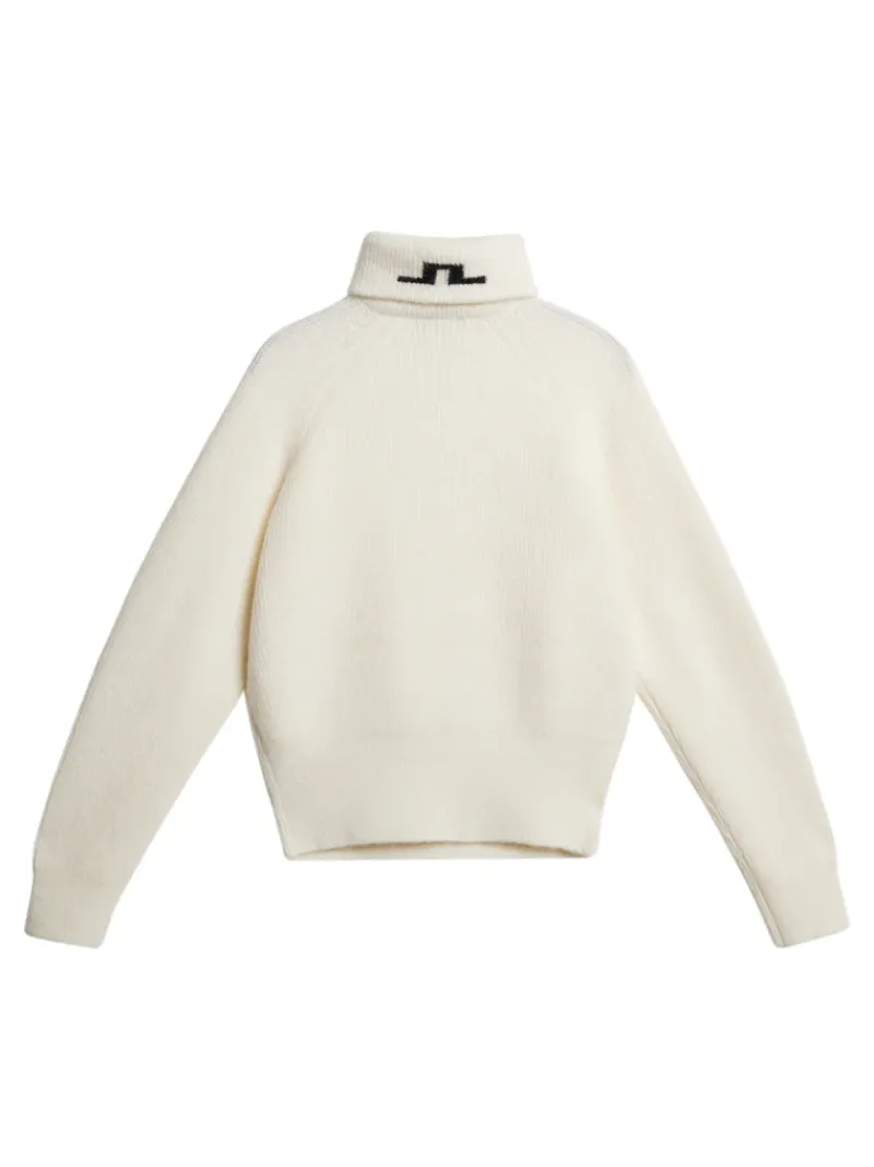 J.Lindeberg Finja Knitted Zip Sweater* Strikketøy|Strikkeklær