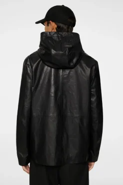J.Lindeberg Hadley Leather Hoody Jacket* Jackets|Outerwear