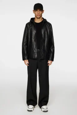 J.Lindeberg Hadley Leather Hoody Jacket* Jackets|Outerwear