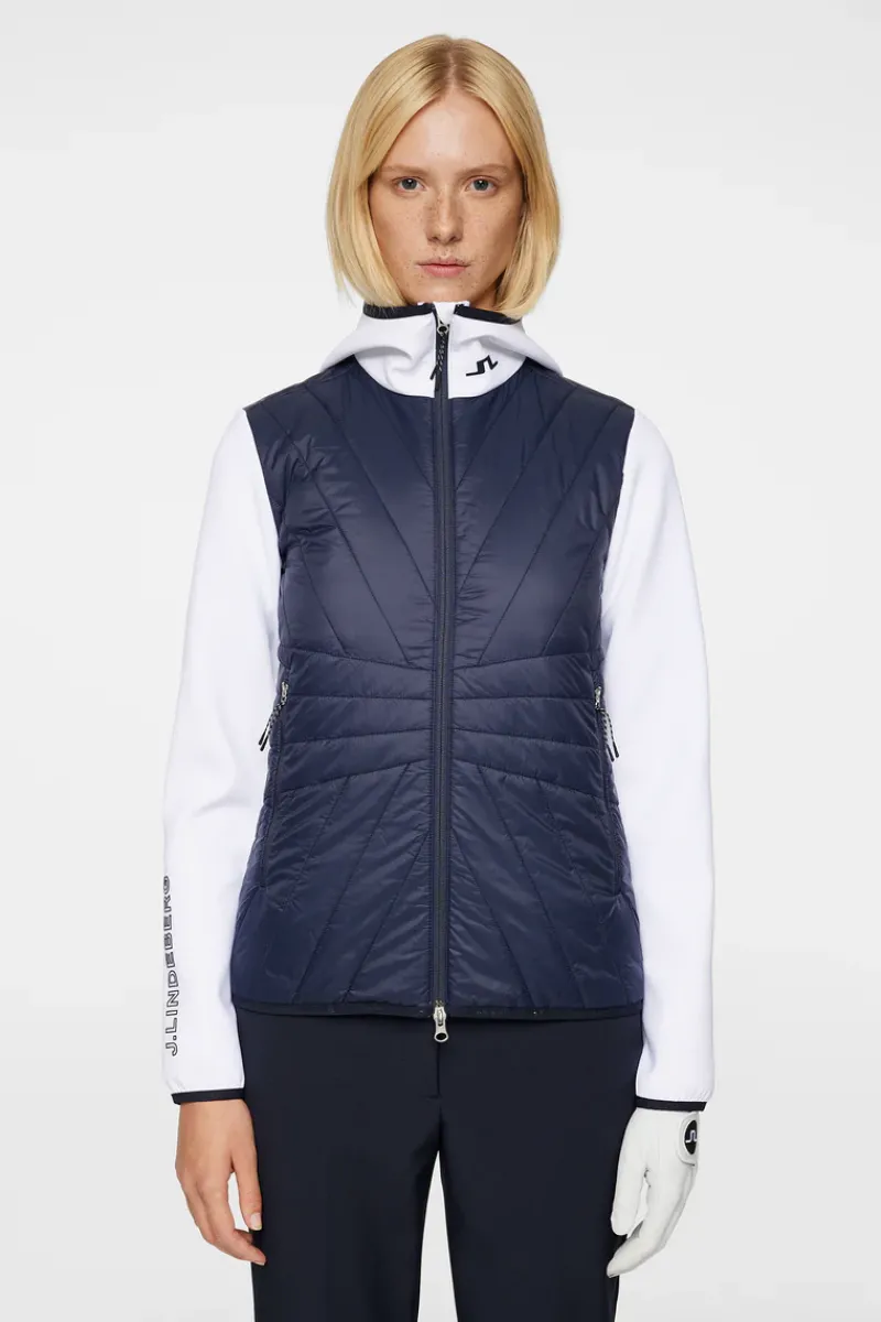 J.Lindeberg Holma Quilt Hybrid Hood* Golf|Jackets