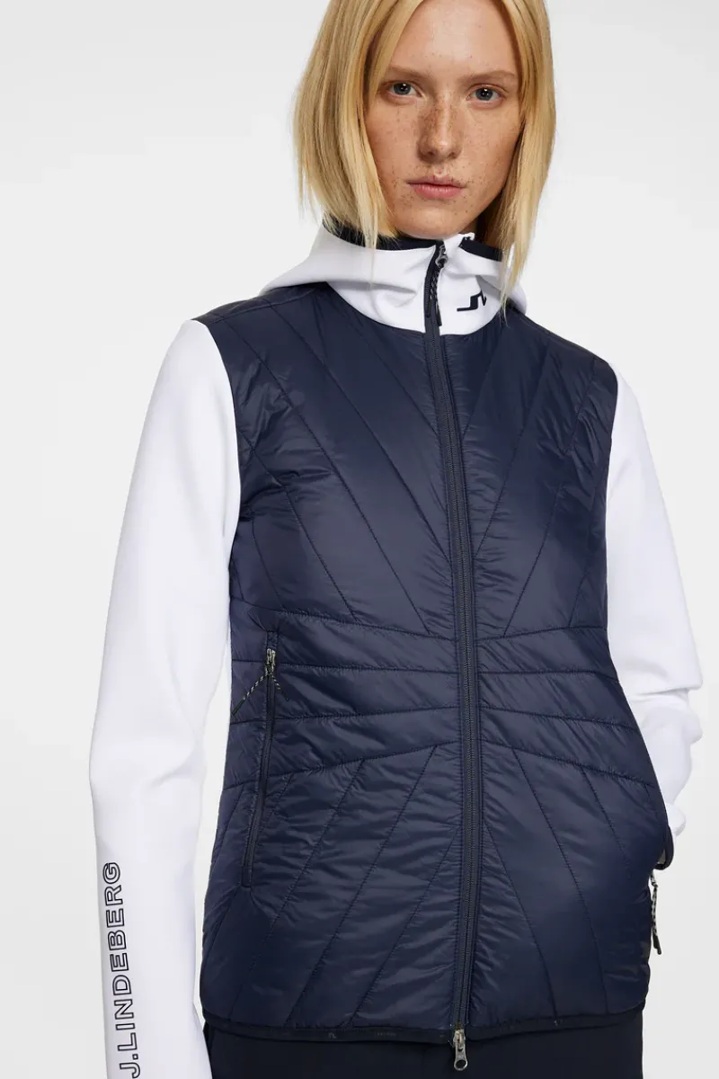 J.Lindeberg Holma Quilt Hybrid Hood* Golf|Jackets