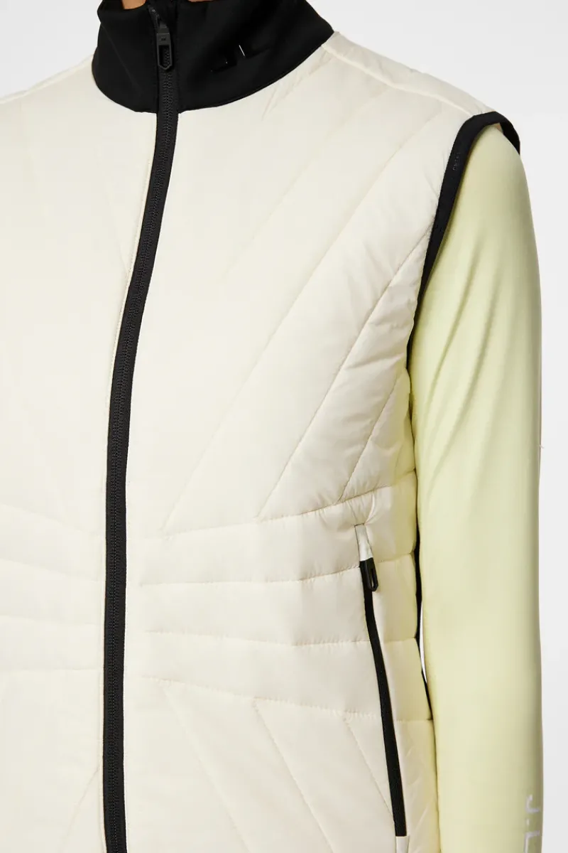 J.Lindeberg Holma Quilt Hybrid Vest* Golf|Vests
